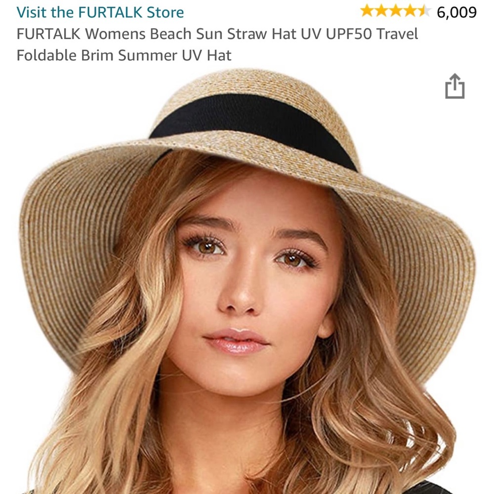 NWT Mixed Beige Sun Hat